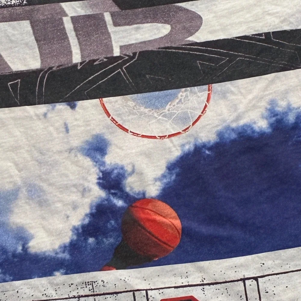 Nike Air Jordan 36 Slam Dunk Graphic T Shirt Men's XL All Over Print CJ6298